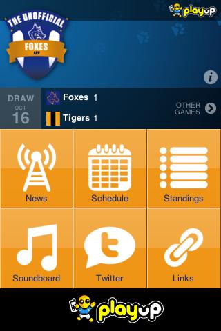 Foxes Championship App Android Sports