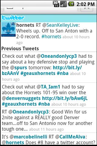 New Orleans Hornets Fans Android Sports