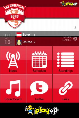 Boro App Android Sports