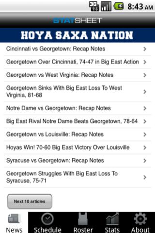 Hoya Saxa Nation Android Sports