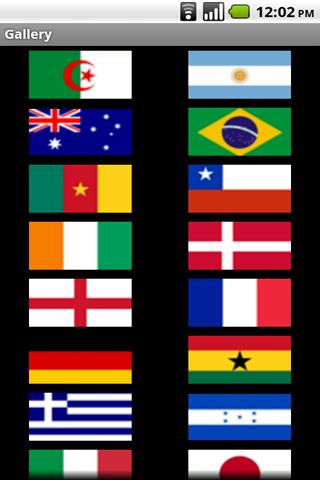 World Cup Flags Android Sports