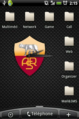 AS Roma Clock Android Sports