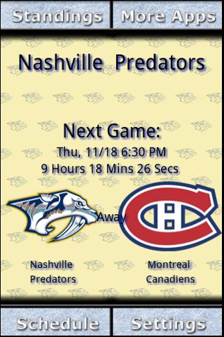 Nashville Predators Countdown Android Sports