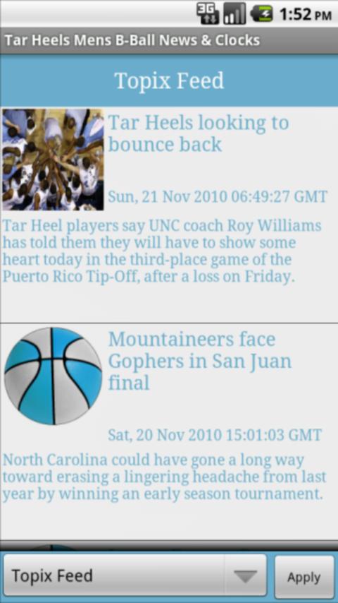 Tar Heels Mens BBall News Android Sports