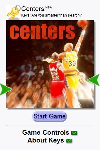 NBA Centers Keys