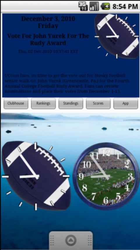 Huskies Football News & Clocks Android Sports