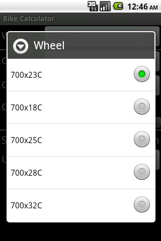 Bike Calculator Android Sports
