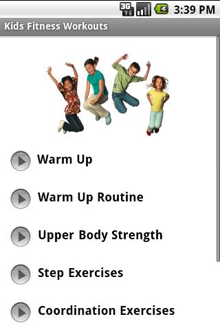 Kids Fitness Workouts Android Health & Fitness