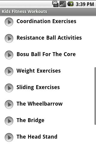 Kids Fitness Workouts Android Health & Fitness