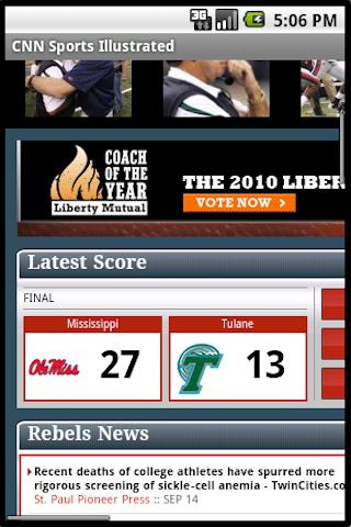 Mississippi Rebel Fans Android Sports