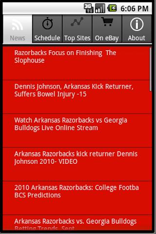 Arkansas Razorback Fans Android Sports