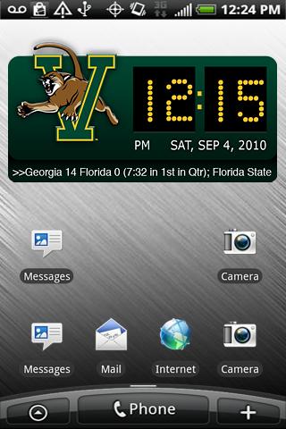 Vermont Catamounts Clock XL Android Sports