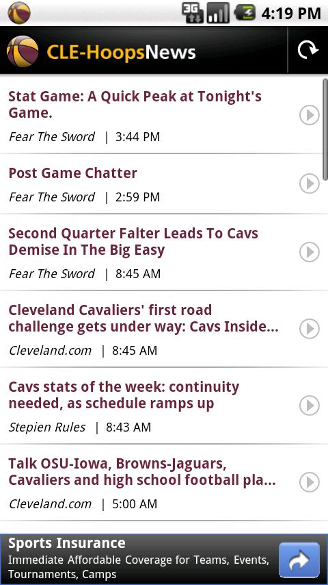CLE-Hoops News Android Sports