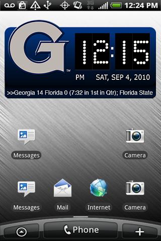 Georgetown Hoyas Clock XL Android Sports