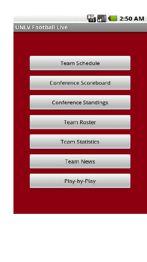 UNLV Football Live Android Sports