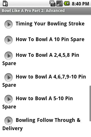 Bowl Like A Pro 2: Advanced Android Sports