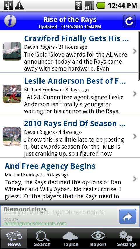 Rise of the Rays Android Sports