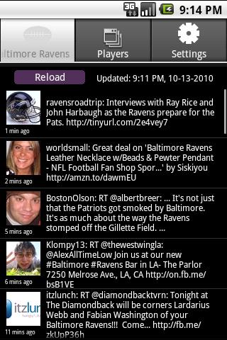 Baltimore Ravens Tweets Android Sports