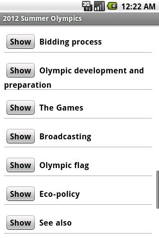 2012 Summer Olympics Android Sports