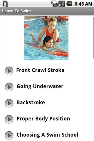 Learn To Swim Android Sports
