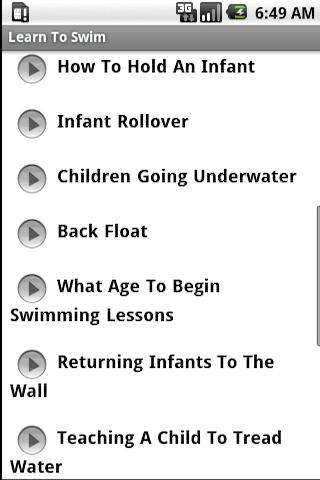 Learn To Swim Android Sports