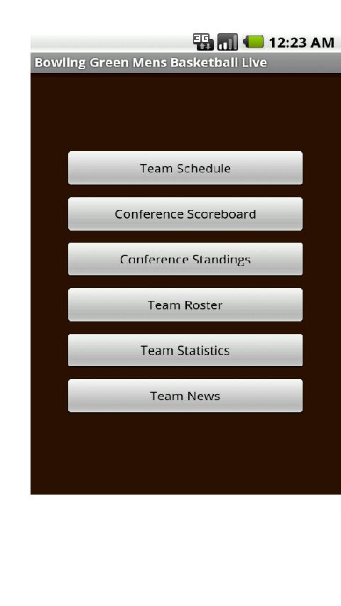 Bowling Green Mens Basketball Android Sports