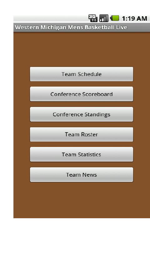 Western Michigan Mens Bball Android Sports