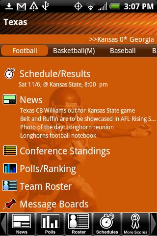 College SuperFans Pro Android Sports