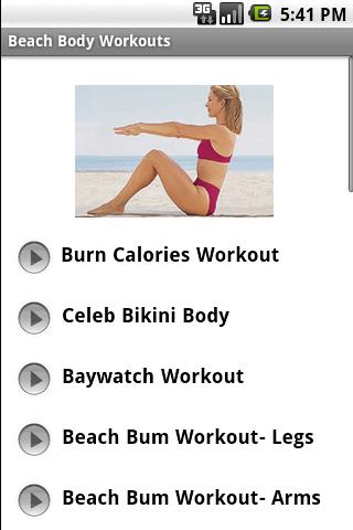 Beach Body Workouts Android Sports