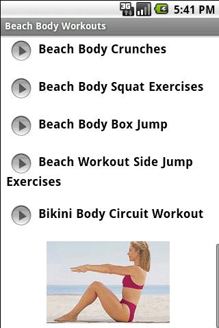 Beach Body Workouts Android Sports