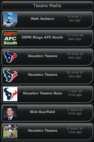 Texans Tweets Android Sports