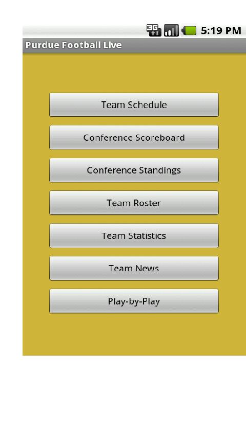 Purdue Football Live Android Sports