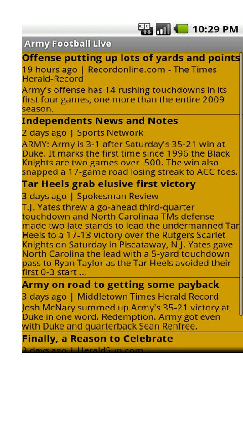 Army Football Live Android Sports