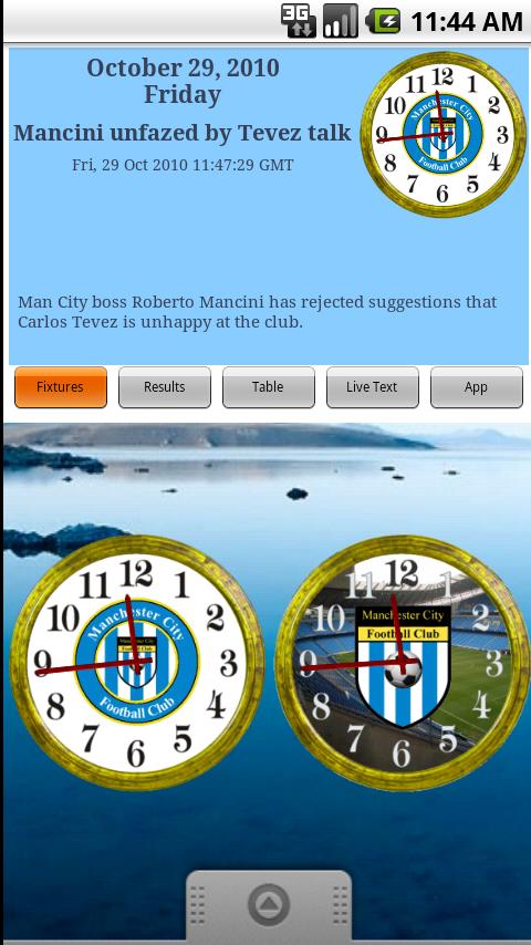 Man City FC Clocks & News Android Sports