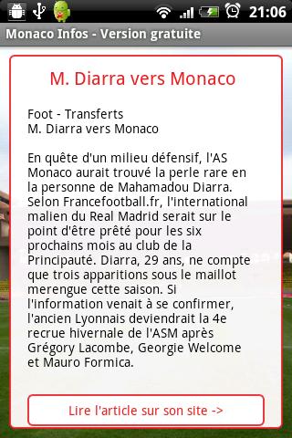 Monaco Infos Android Sports