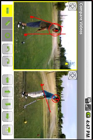 SwingGolfComparator Android Sports