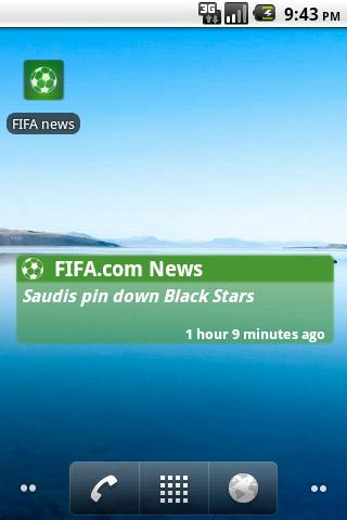 FIFA News (RSS Feed + Widget) Android Sports