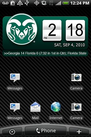 Colorado State Rams Clock XL