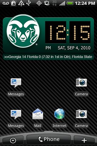 Colorado State Rams Clock XL Android Sports