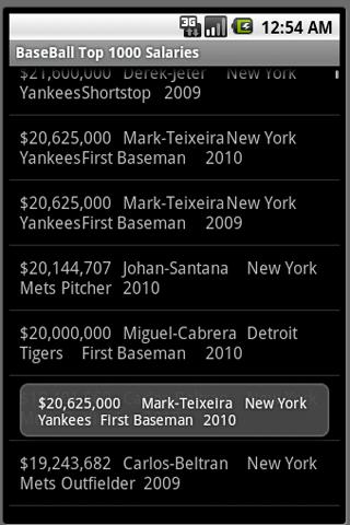 MLB Baseball Top 1000 Android Sports
