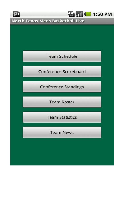 North Texas Mens Basketball Android Sports