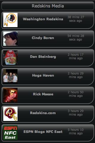 Redskins Tweets Android Sports