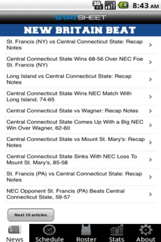 New Britain Beat Android Sports