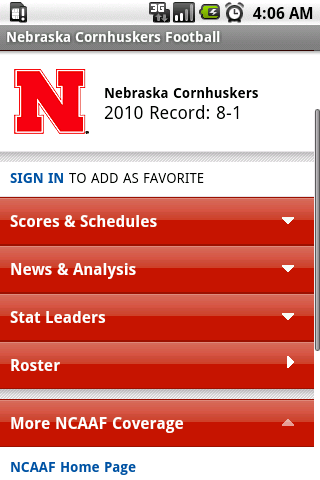 Nebraska Cornhuskers Football