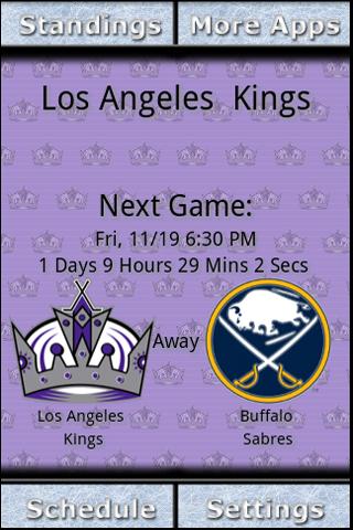 Los Angeles Kings Countdown Android Sports