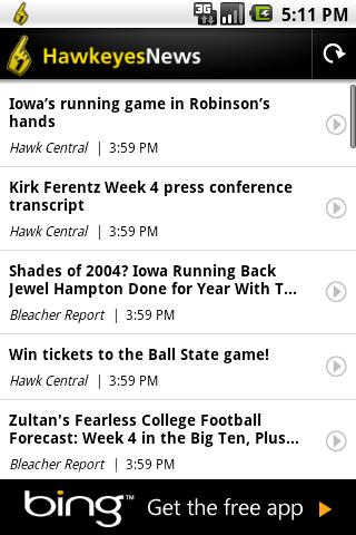 Hawkeyes News