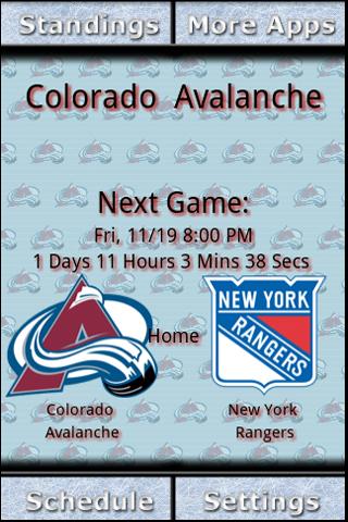 Colorado Avalanche Countdown Android Sports