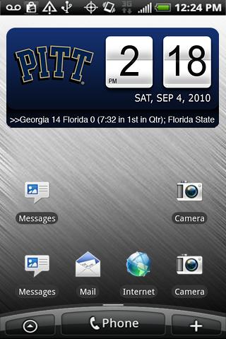 Pittsburgh Panthers Clock XL Android Sports