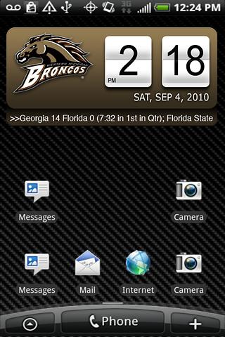 Western Michigan Broncos Clock Android Sports