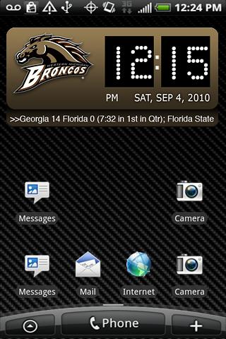Western Michigan Broncos Clock Android Sports